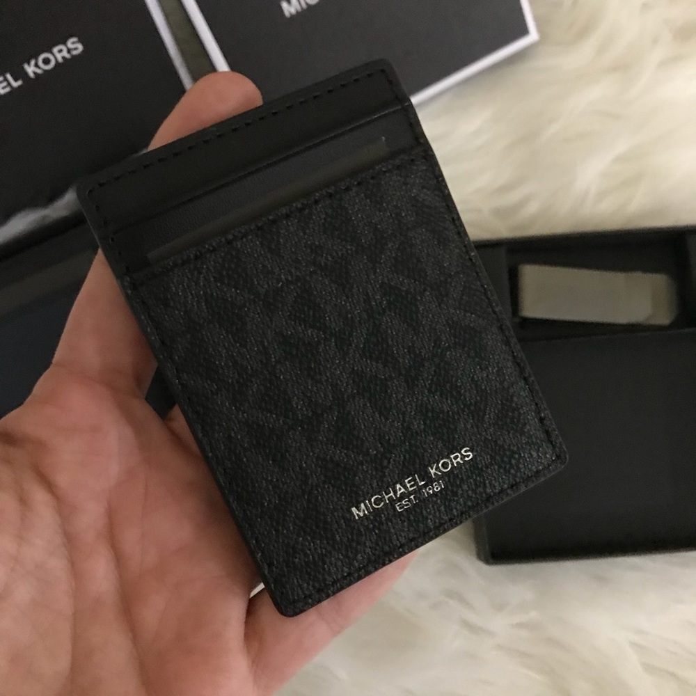 Michael Kors men Card holder with gift box - Picture 4 of 8